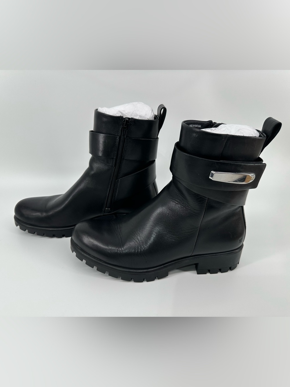 Ecco Modtray Strap Women’s Black Leather Ankle Boot 38